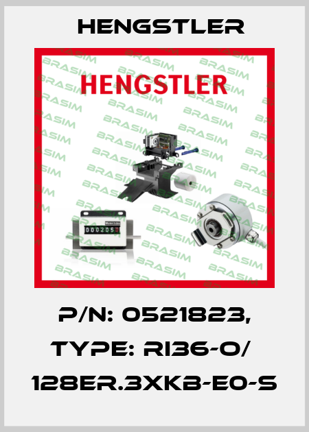 p/n: 0521823, Type: RI36-O/  128ER.3XKB-E0-S Hengstler