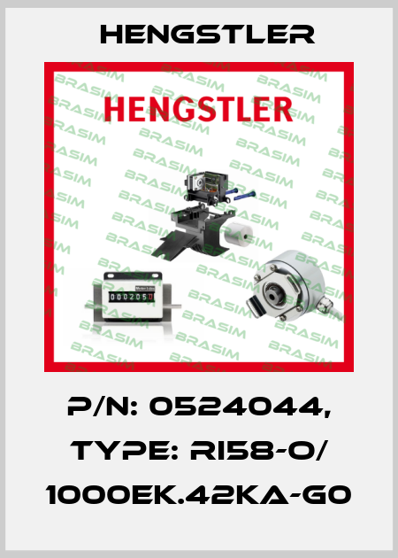 p/n: 0524044, Type: RI58-O/ 1000EK.42KA-G0 Hengstler