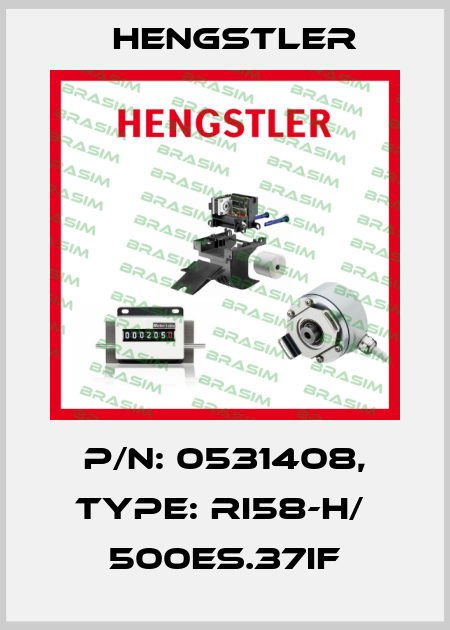 p/n: 0531408, Type: RI58-H/  500ES.37IF Hengstler