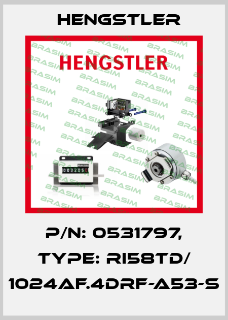 p/n: 0531797, Type: RI58TD/ 1024AF.4DRF-A53-S Hengstler