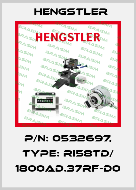 p/n: 0532697, Type: RI58TD/ 1800AD.37RF-D0 Hengstler