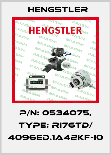 p/n: 0534075, Type: RI76TD/ 4096ED.1A42KF-I0 Hengstler