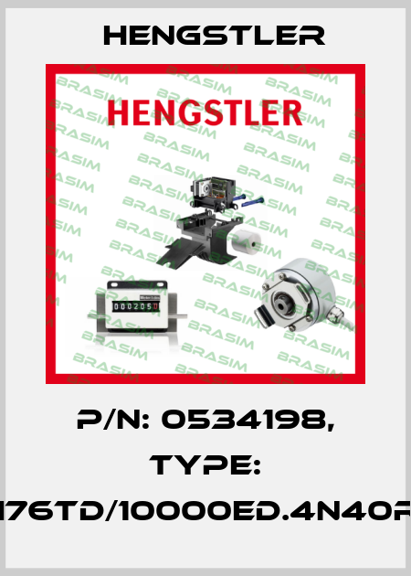 p/n: 0534198, Type: RI76TD/10000ED.4N40RF Hengstler