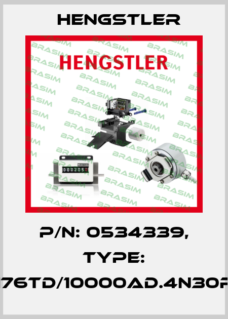 p/n: 0534339, Type: RI76TD/10000AD.4N30RF Hengstler