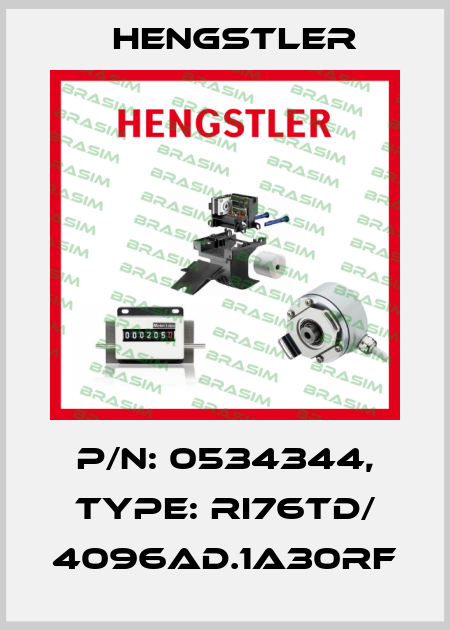 p/n: 0534344, Type: RI76TD/ 4096AD.1A30RF Hengstler