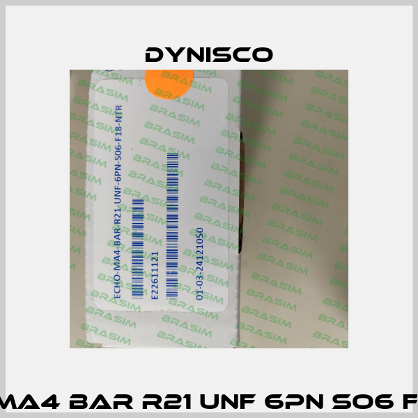 ECHO-MA4 BAR R21 UNF 6PN SO6 F18 NTR Dynisco