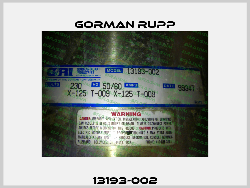 13193-002 Gorman Rupp
