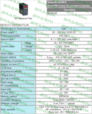 MT-20-R  Fotek