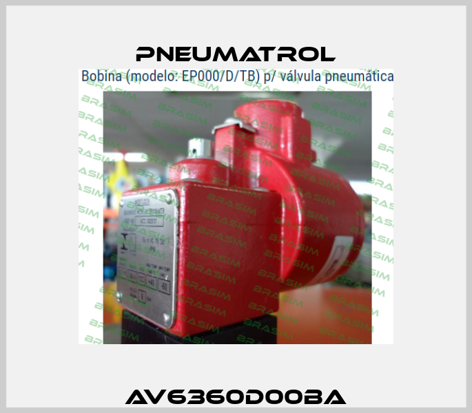 AV6360D00BA Pneumatrol