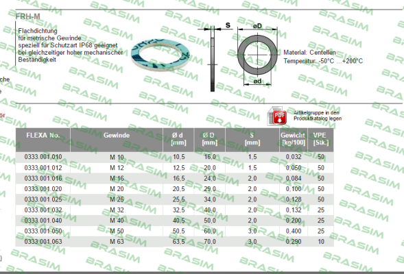 333001040 (1 x 10 pcs.)  Flexa