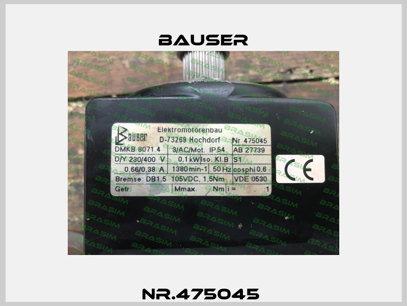 Nr.475045  Bauser