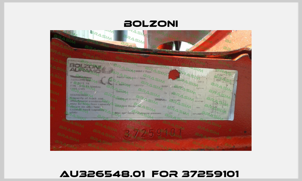 AU326548.01  for 37259101  Bolzoni