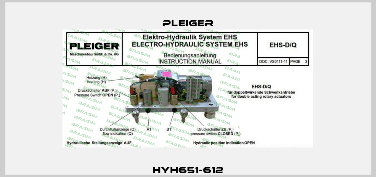 HYH651-612 Pleiger