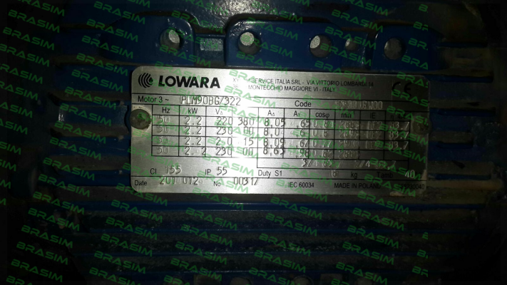 PLM90BG/ 322 (50A01RW00) Lowara