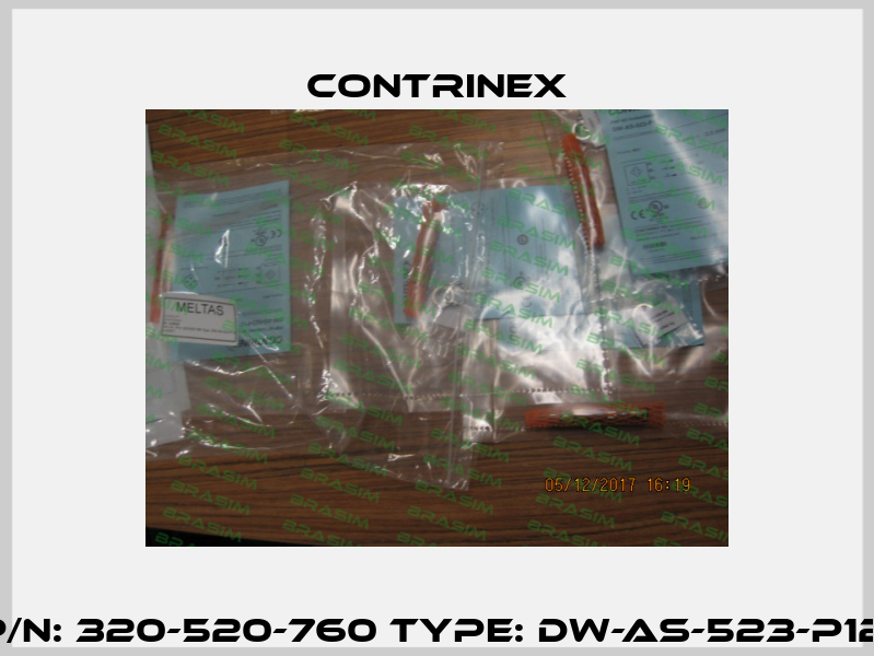 P/N: 320-520-760 Type: DW-AS-523-P12  Contrinex
