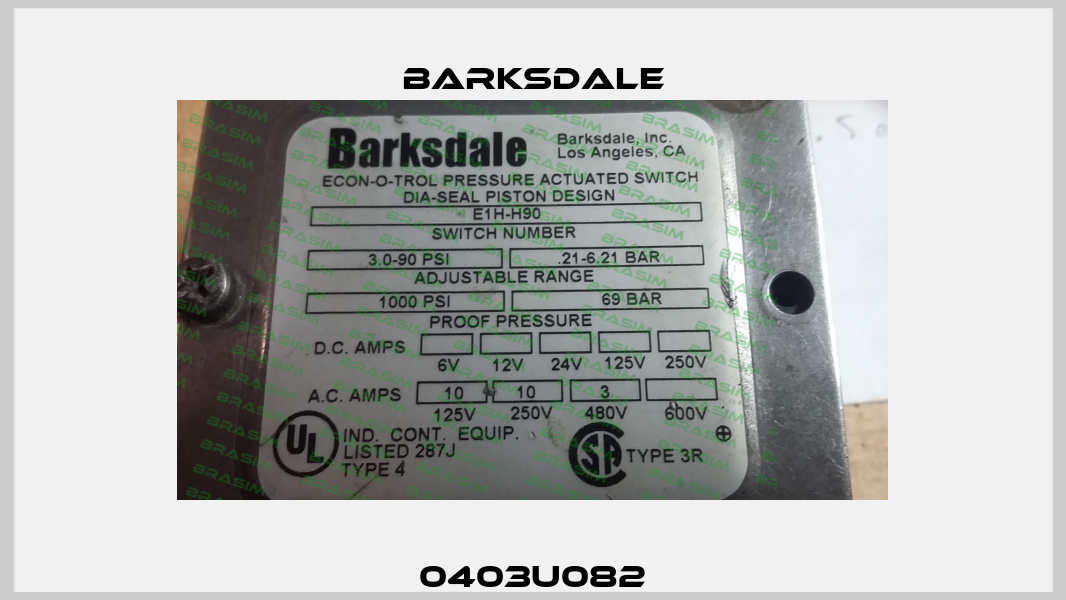 0403U082 Barksdale