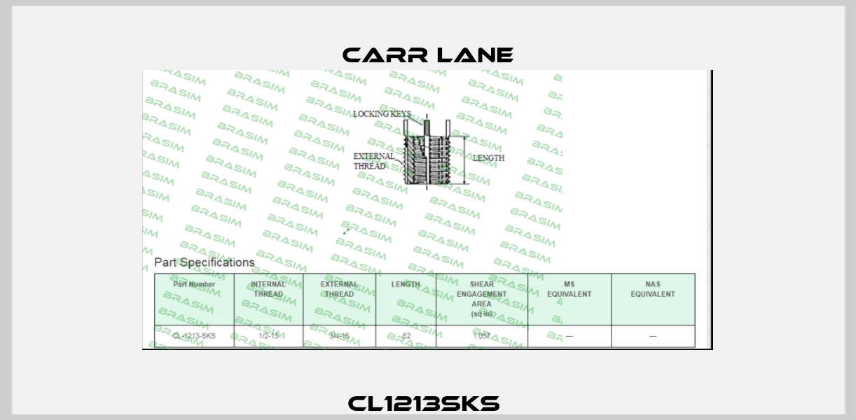 CL1213SKS  Carr Lane