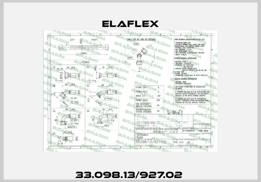 33.098.13/927.02  Elaflex
