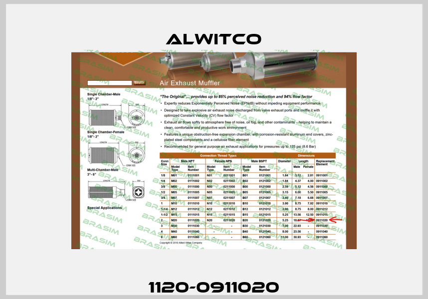1120-0911020 Alwitco