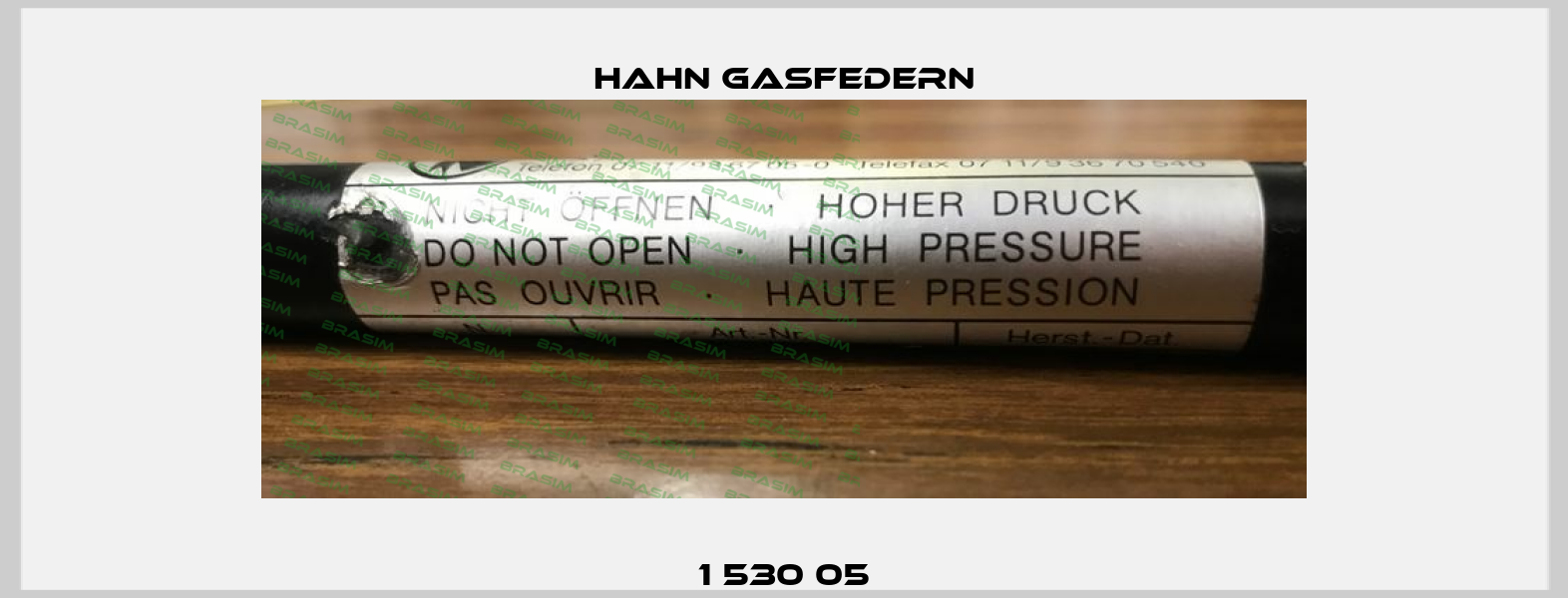 1 530 05 Hahn Gasfedern