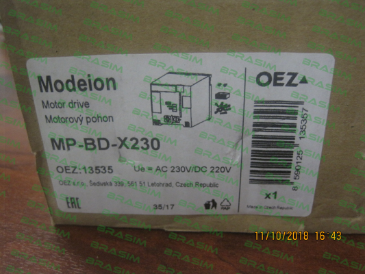 Art. No. OEZ:13535, Type: MP-BD-X230  OEZ