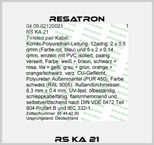 RS KA 21 Resatron
