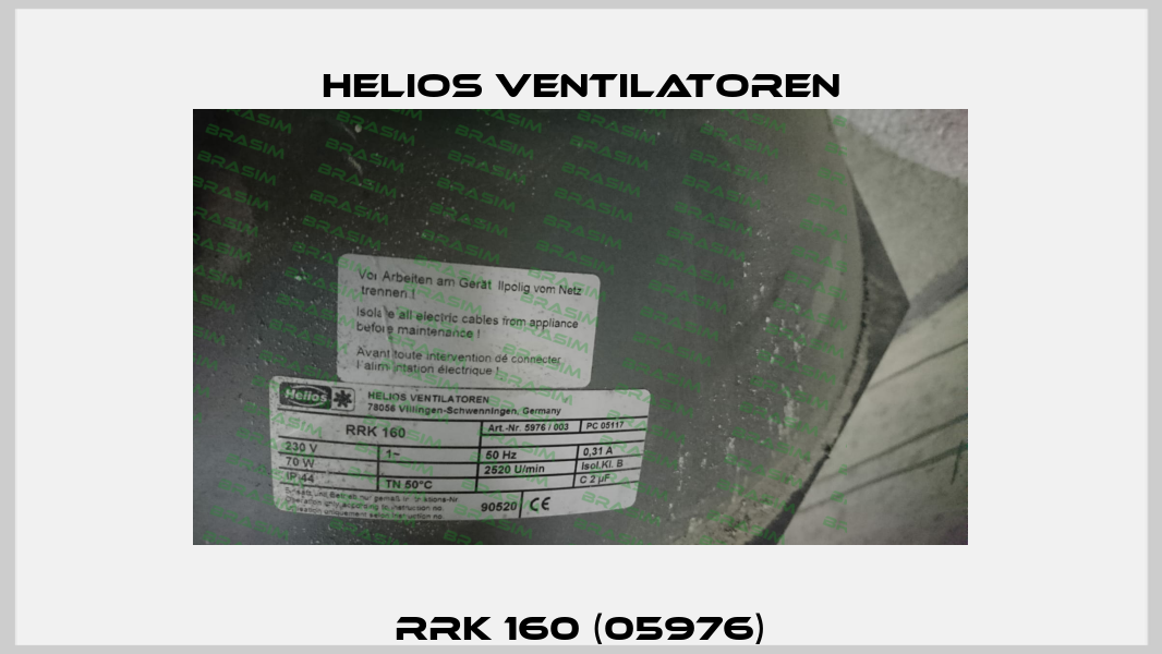 RRK 160 (05976) Helios Ventilatoren
