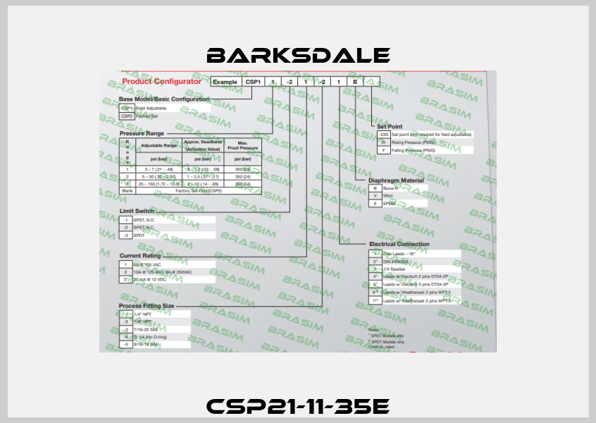 CSP21-11-35E Barksdale