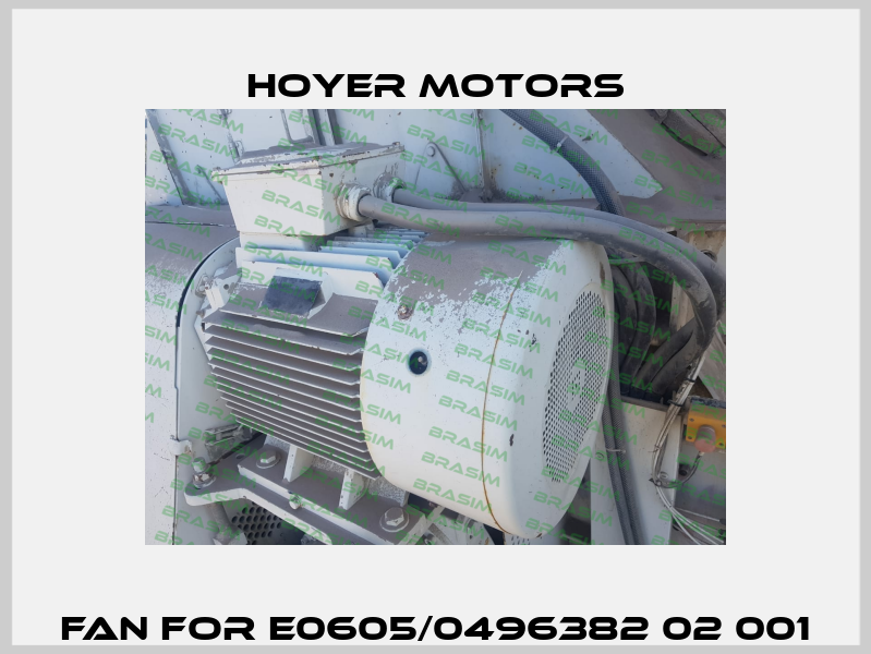 Fan for E0605/0496382 02 001 Hoyer Motors