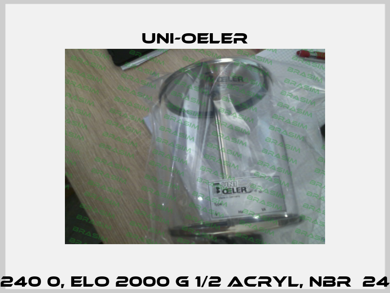 0110 1104 0240 0, ELO 2000 G 1/2 Acryl, NBR  24V DC 12VA Uni-Oeler