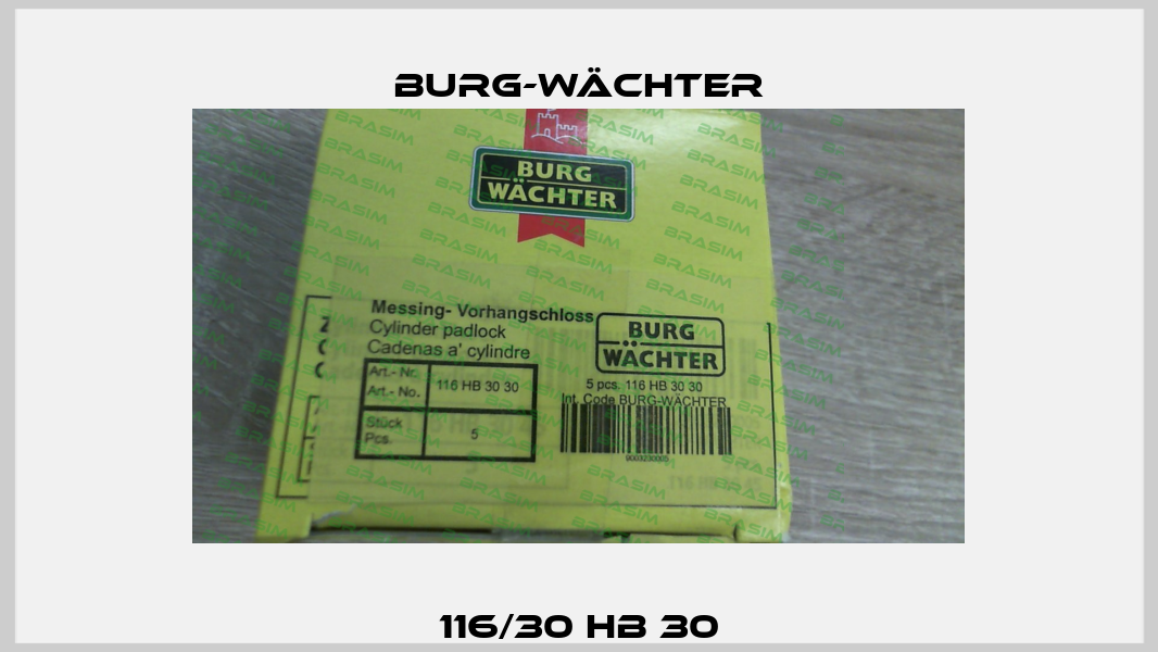 116/30 HB 30 BURG-WÄCHTER