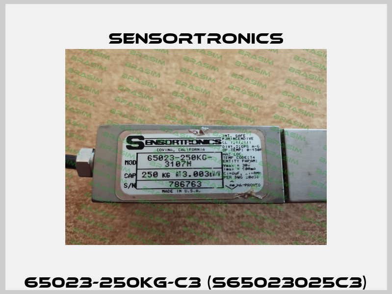 65023-250kg-C3 (S65023025C3) Sensortronics