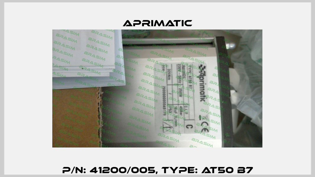 P/N: 41200/005, Type: AT50 B7 Aprimatic