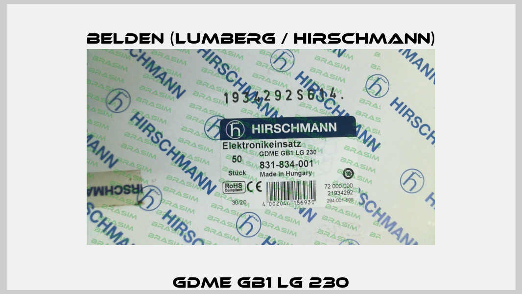 GDME GB1 LG 230 Belden (Lumberg / Hirschmann)