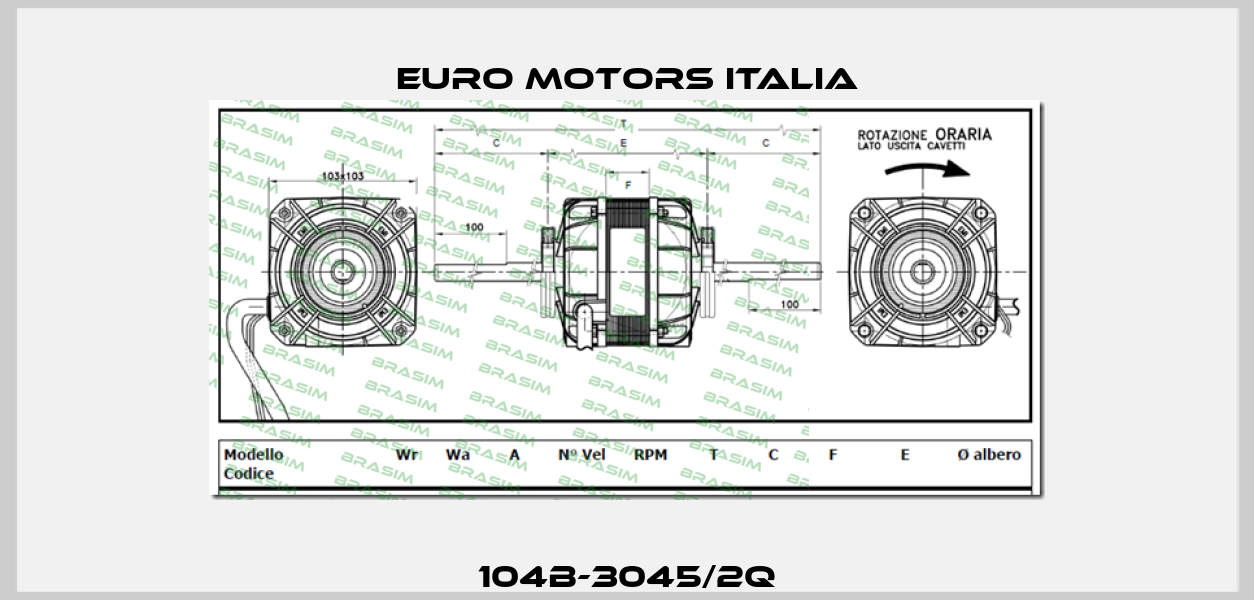 104B-3045/2Q Euro Motors Italia