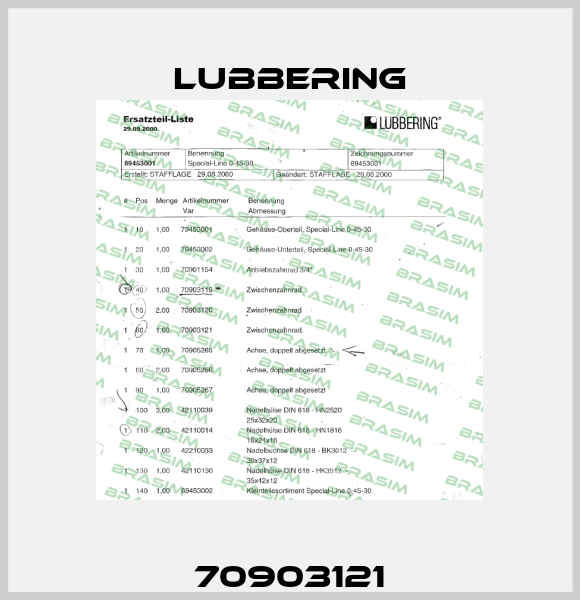 70903121 Lubbering