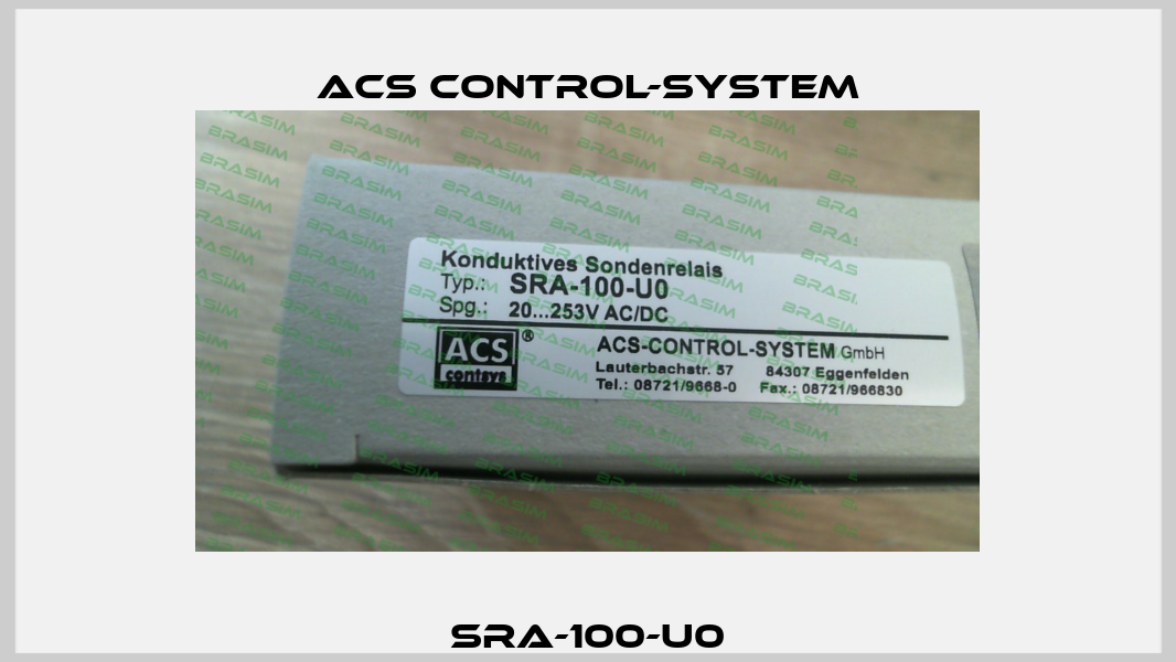 SRA-100-U0 Acs Control-System