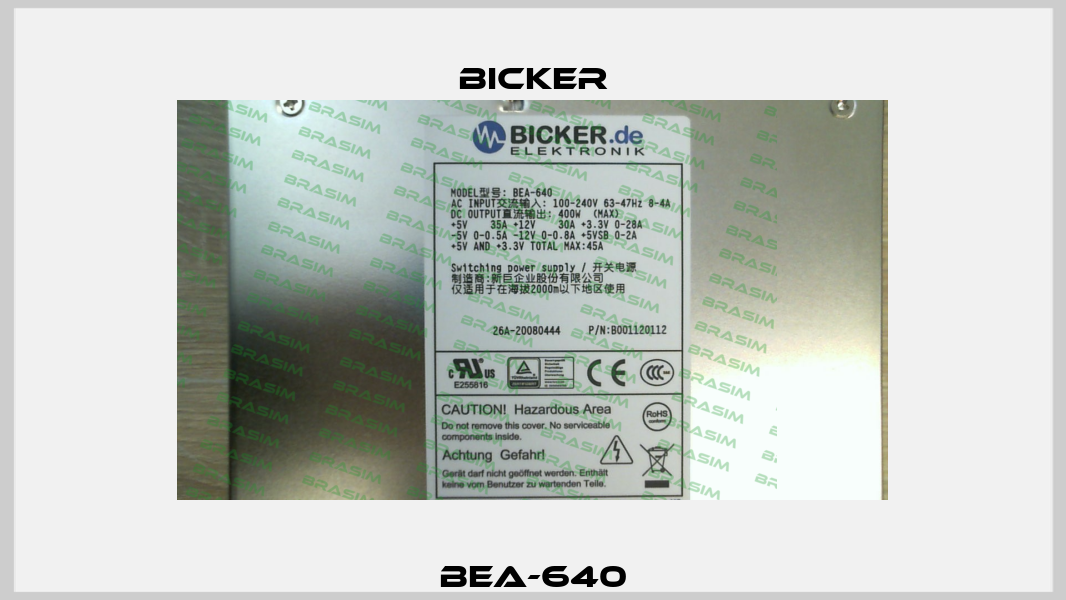 BEA-640 Bicker