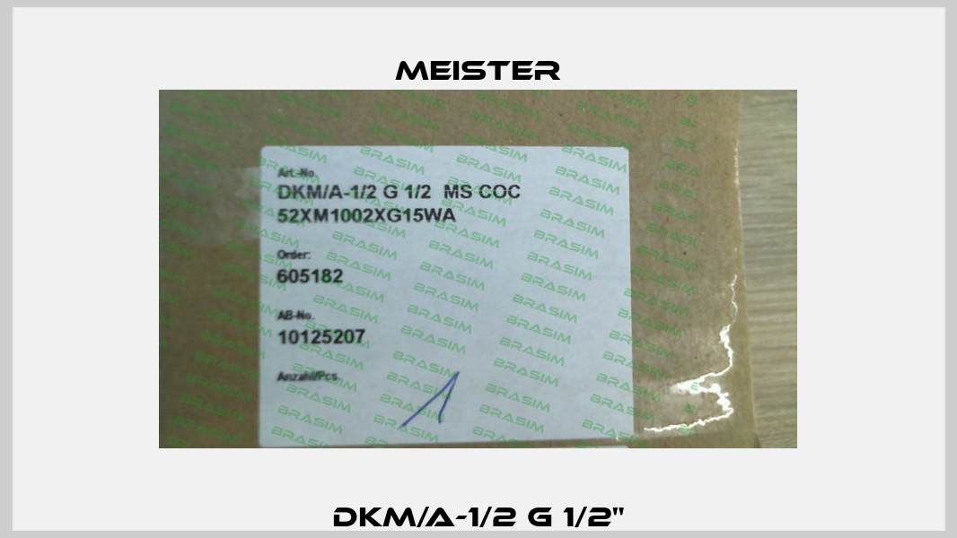 DKM/A-1/2 G 1/2" Meister