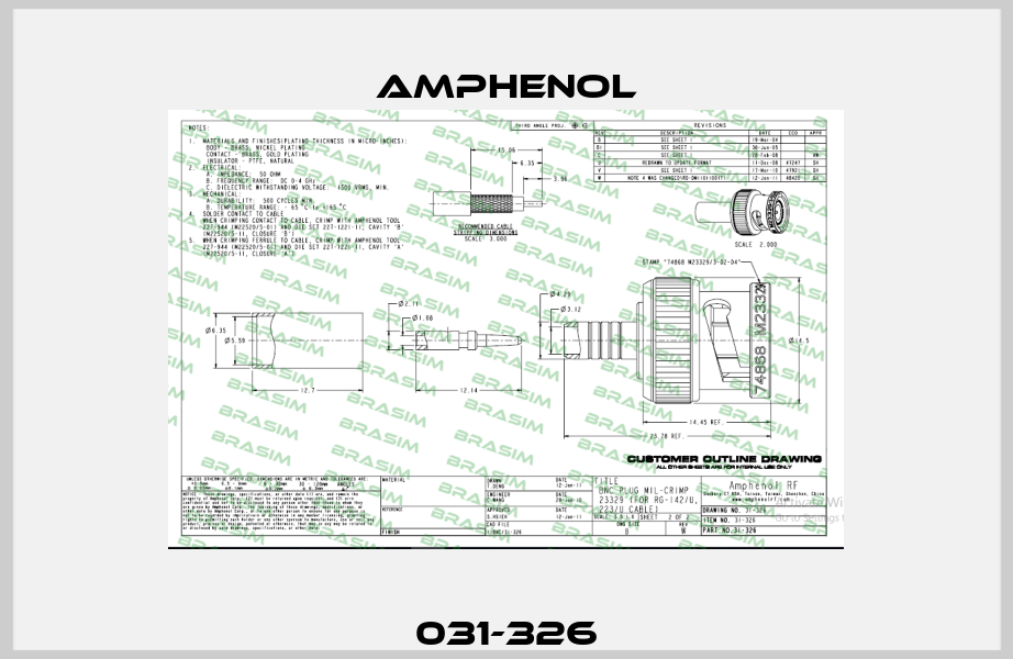 031-326 Amphenol