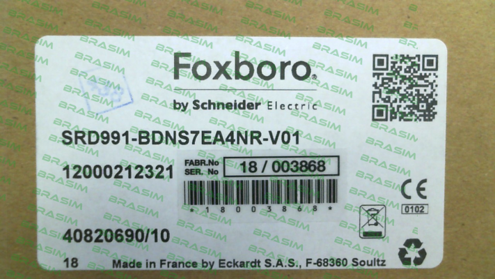 SRD991-BDNS7EA4NR-V01 Foxboro (by Schneider Electric)
