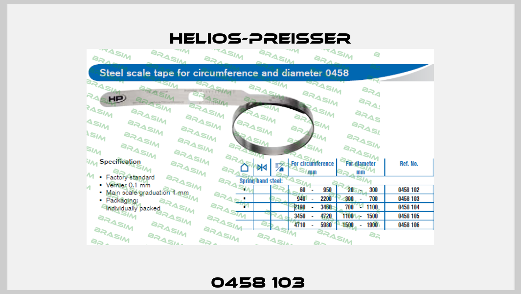 0458 103  Helios-Preisser