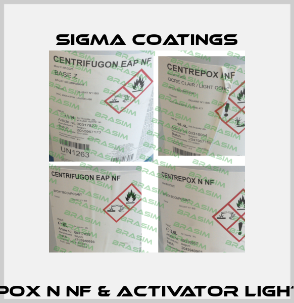 Centrepox N NF & Activator Light ochre Sigma Coatings
