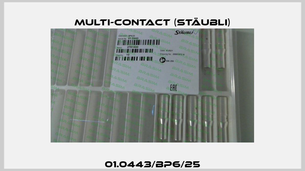 01.0443/BP6/25 Multi-Contact (Stäubli)