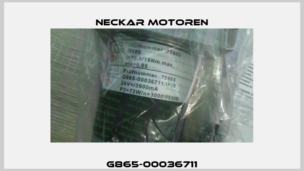G865-00036711 Neckar Motoren