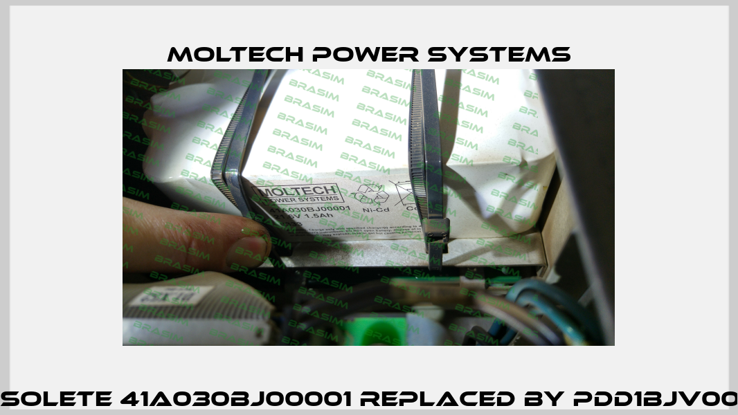 Obsolete 41A030BJ00001 replaced by PDD1BJV001A  Moltech Power Systems