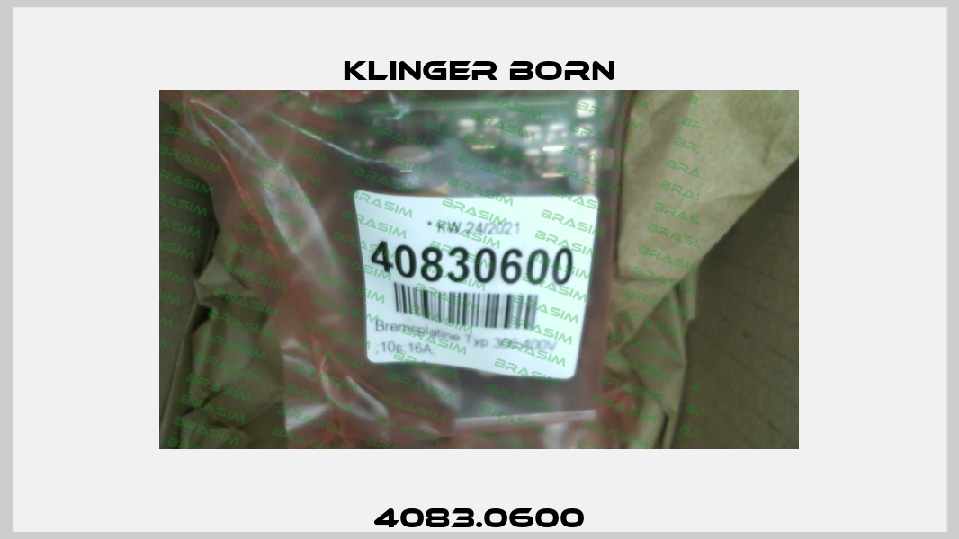 4083.0600 Klinger Born