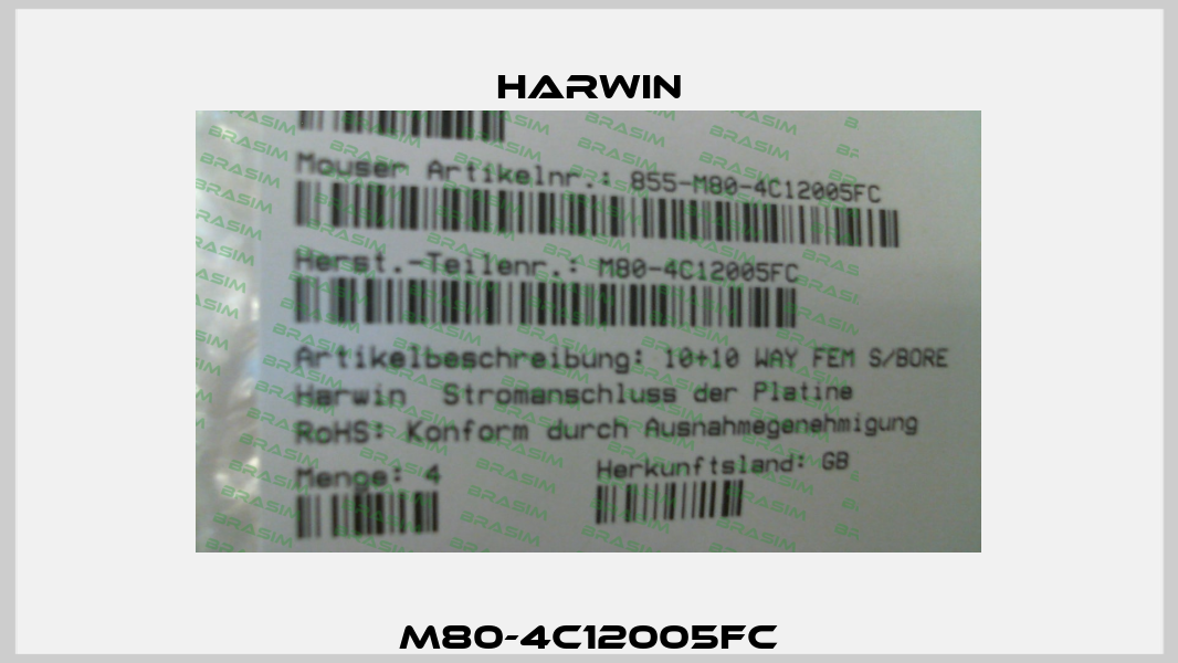 M80-4C12005FC Harwin