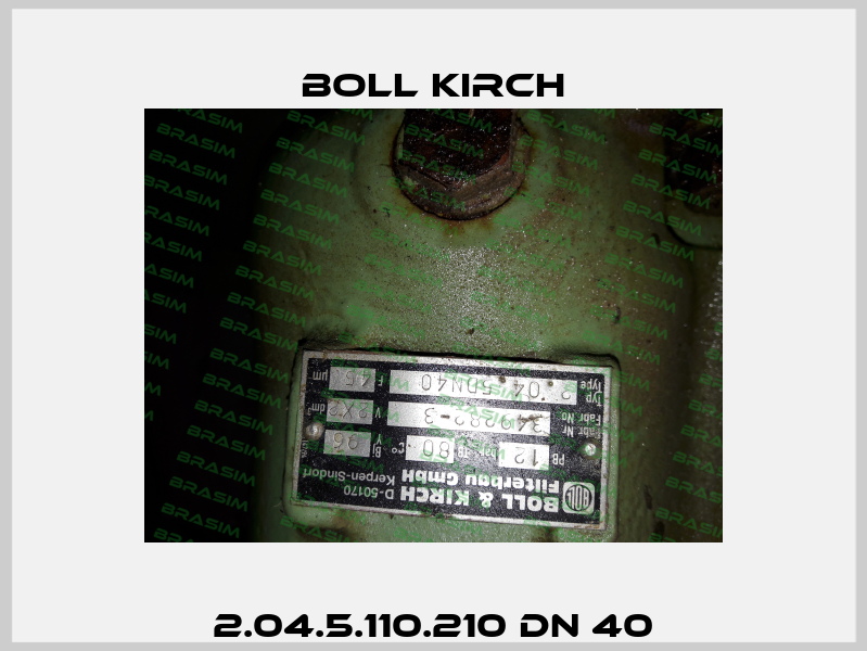2.04.5.110.210 DN 40 Boll Kirch