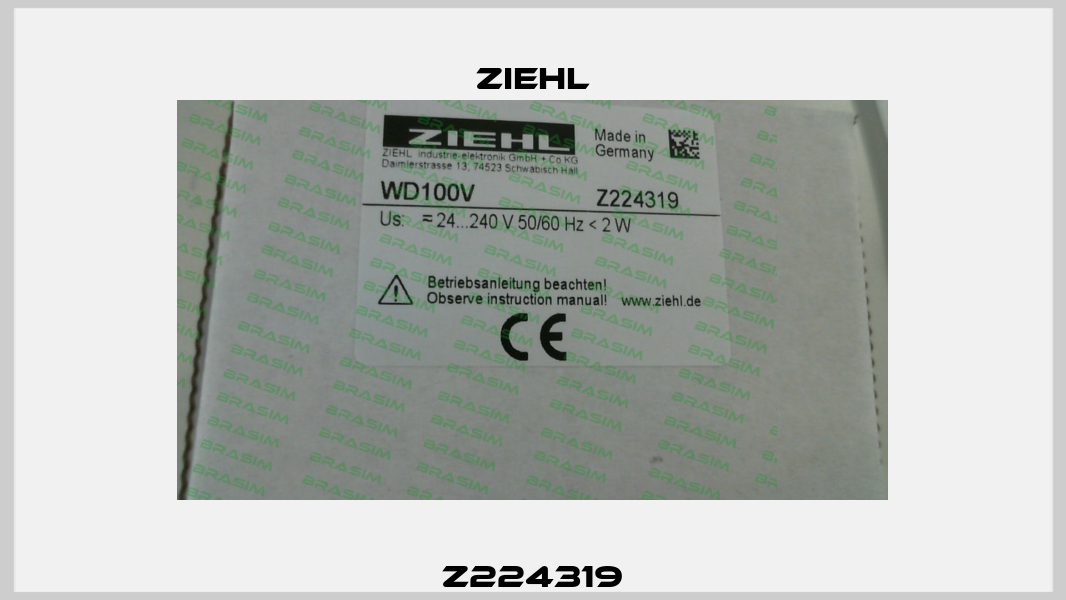 Z224319 Ziehl